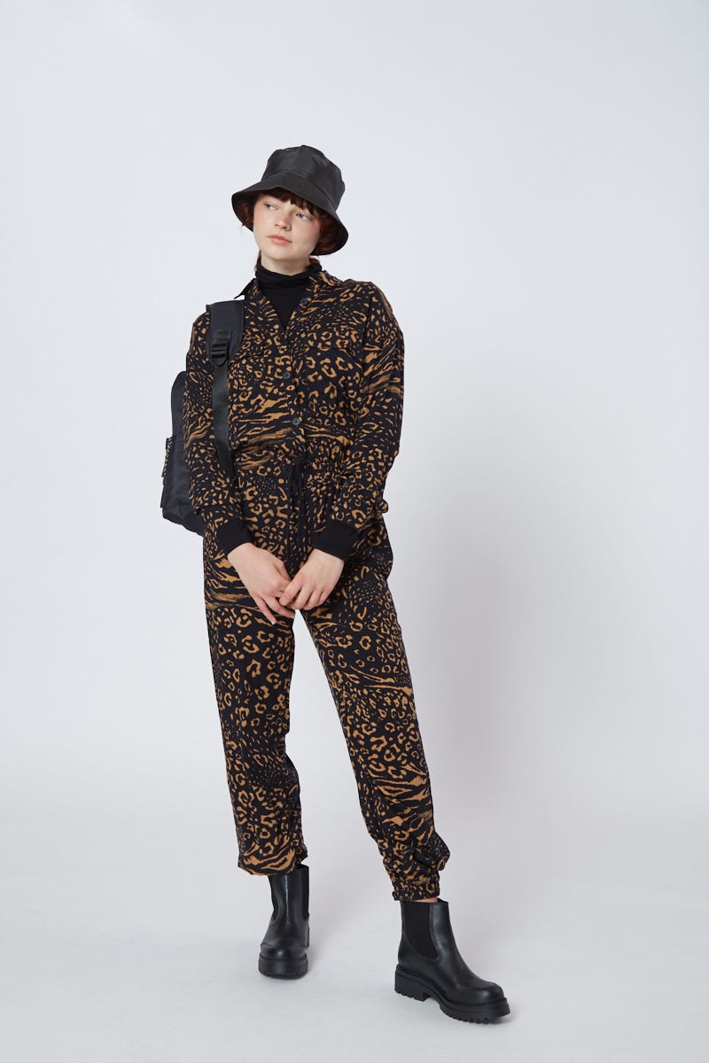 Monoprenda Camisera Estampa Animal Print