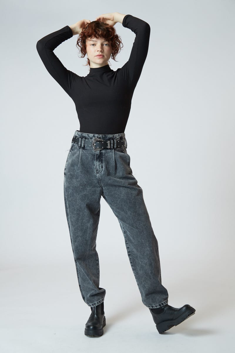 Body Media Polera Micromorley Negro