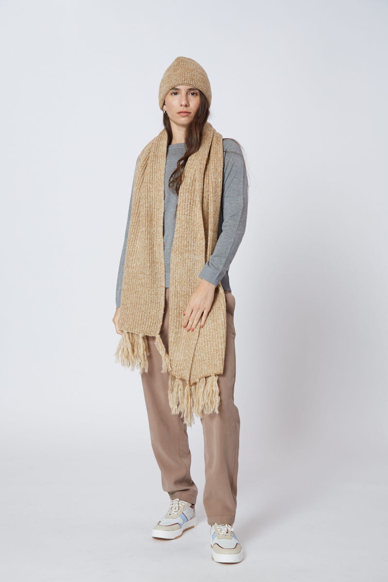 Bufanda Mouliné Camel
