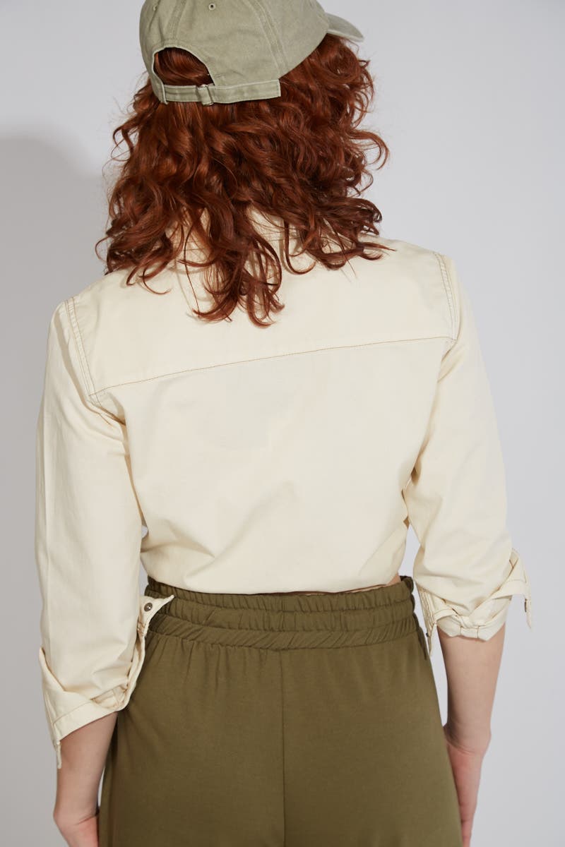 Camisa Cruda Oversized Denim 