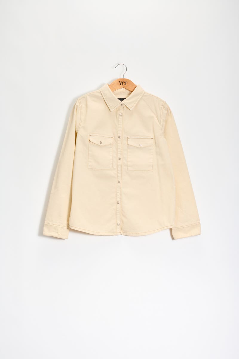 Camisa Cruda Oversized Denim 