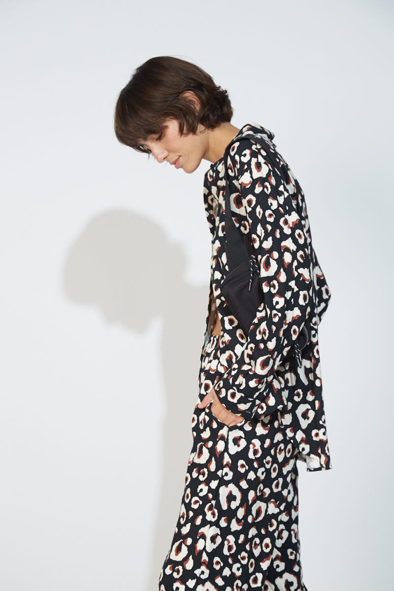 Camisa Animal Print Leopardo