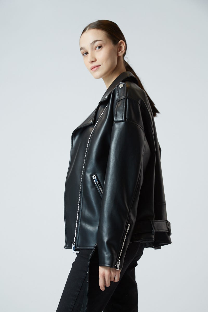 Campera Biker Ecocuero