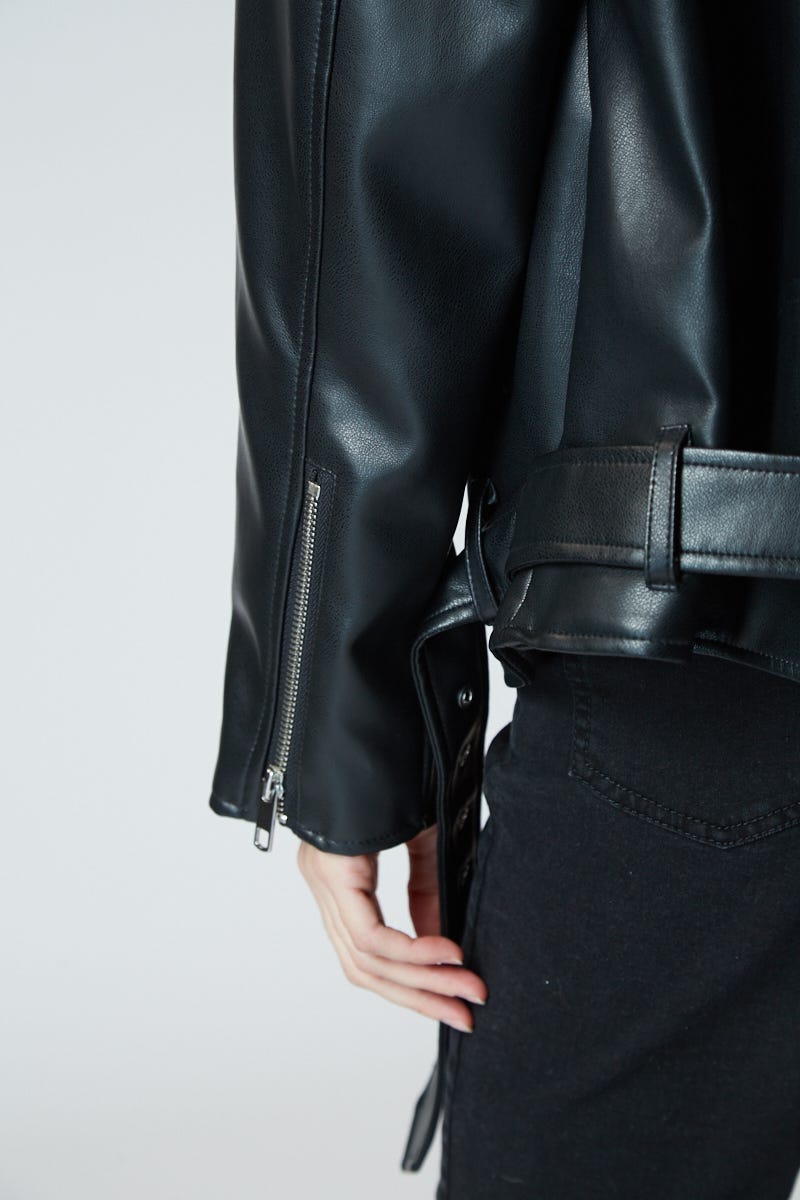 Campera Biker Ecocuero