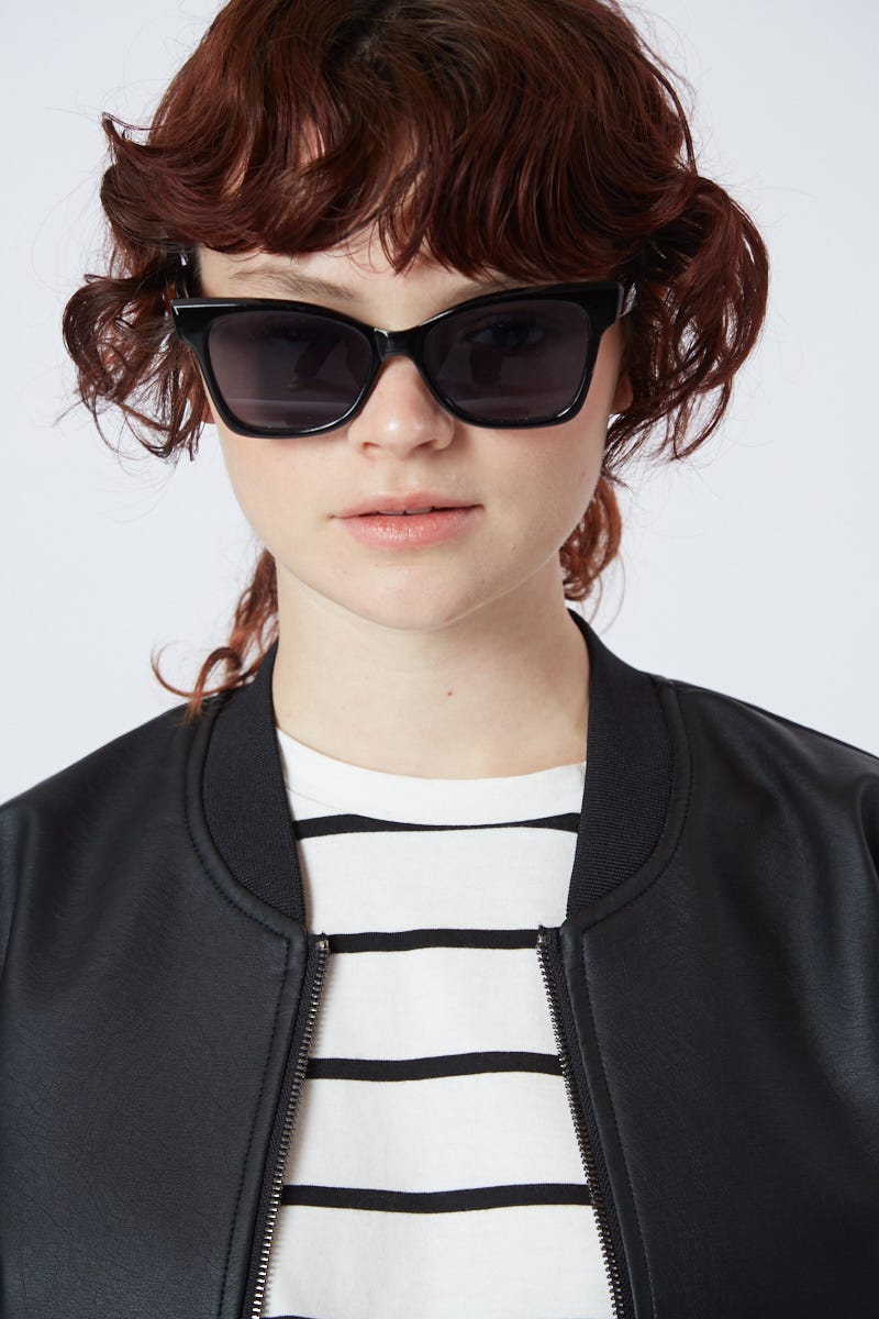 Campera Bomber Negra