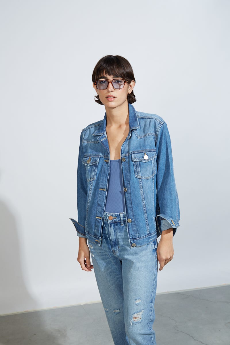 Campera Trucker Stone Wash