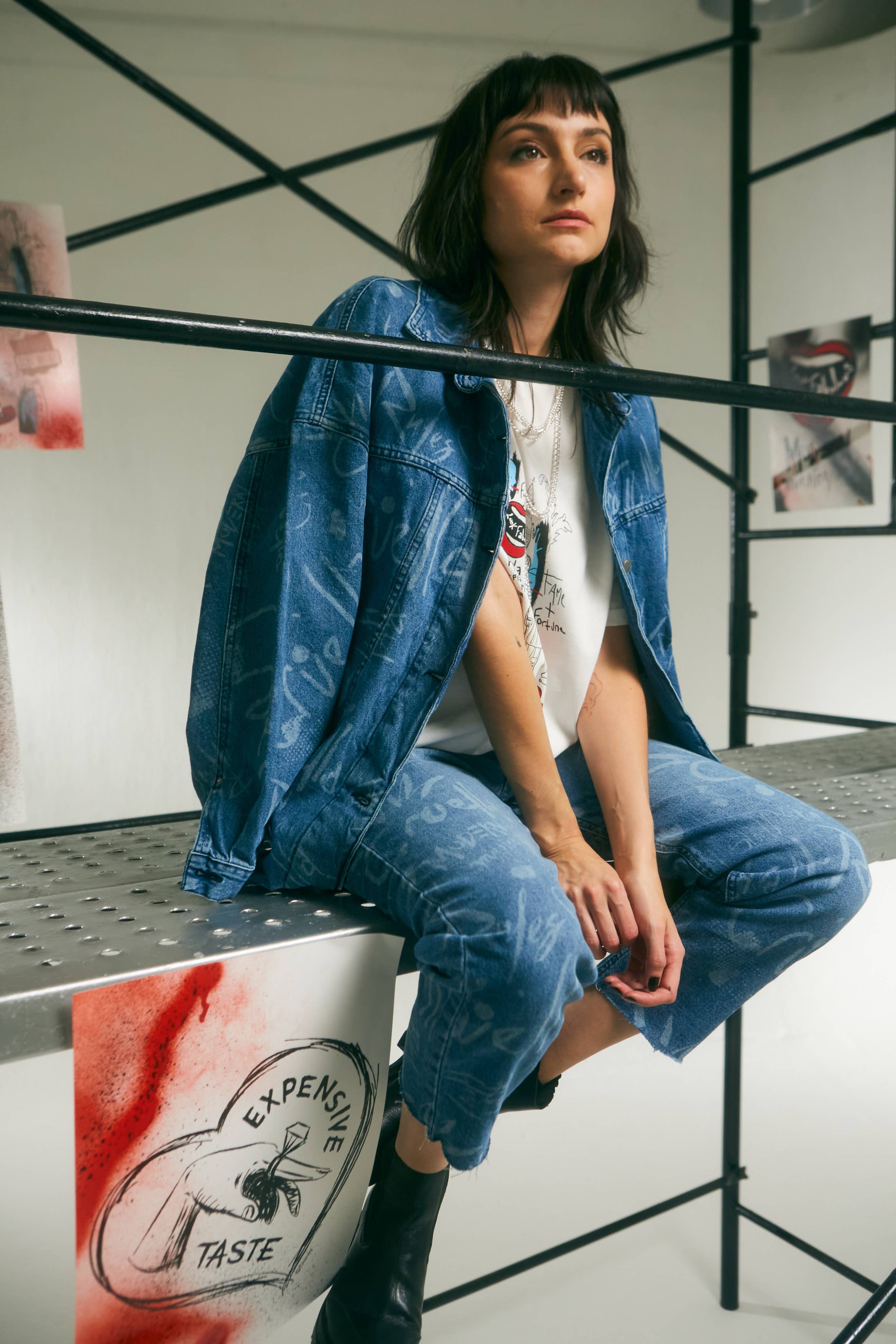 Campera Disney - Denim Vintage 