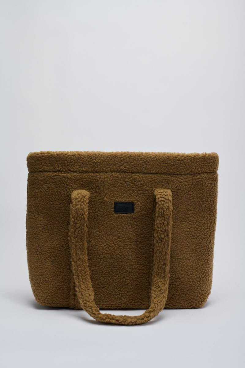 Cartera Corderito Marrón