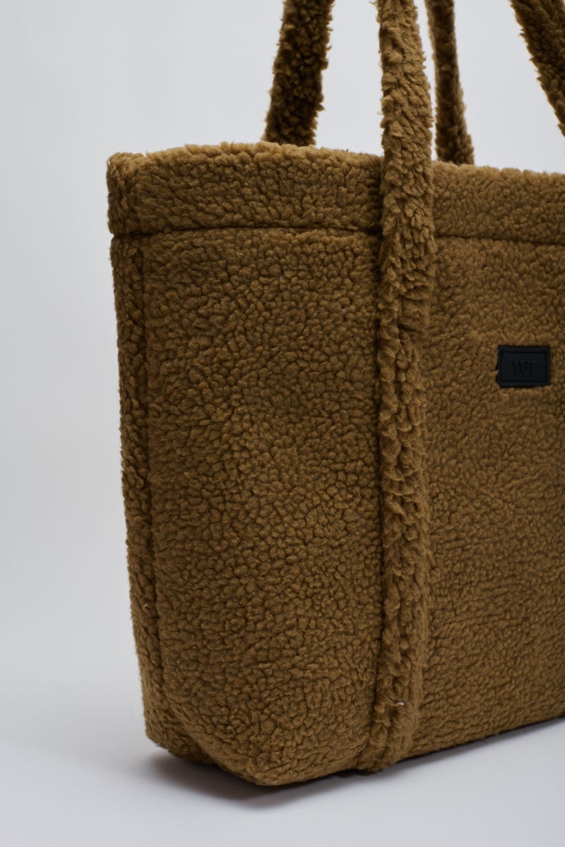 Cartera Corderito Marrón