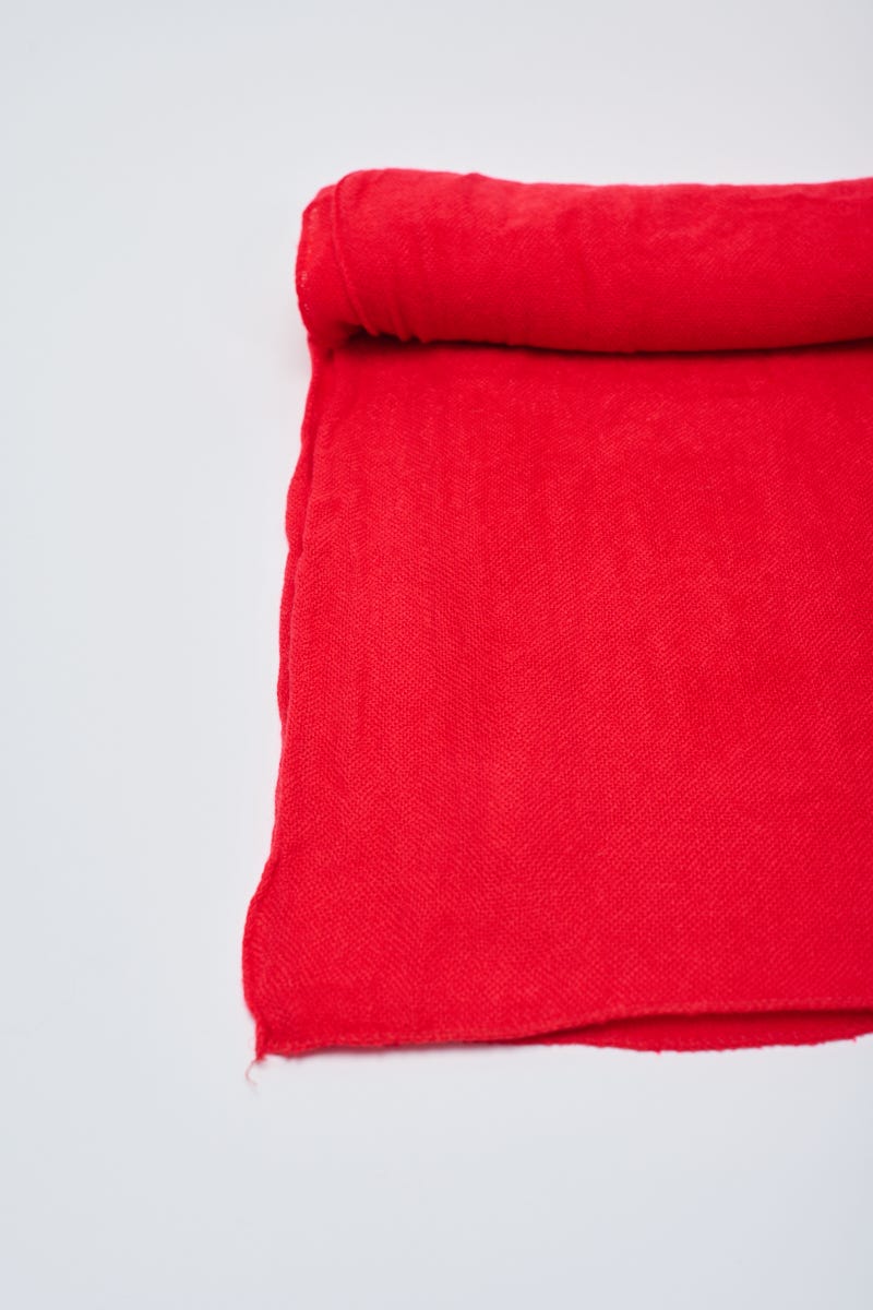 Chalina Roja Efecto Cashmere