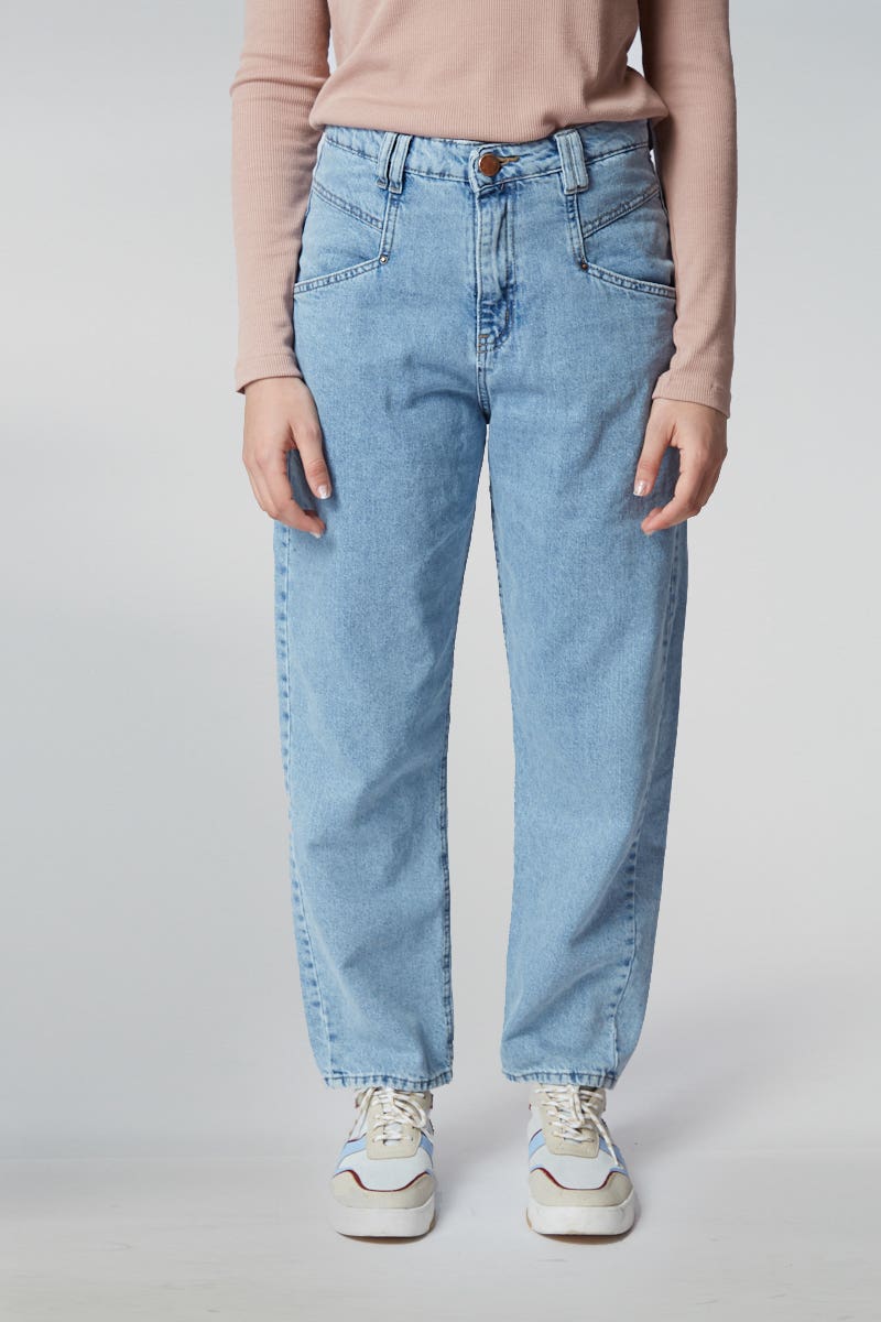 Jean Slouchy Stone Wash