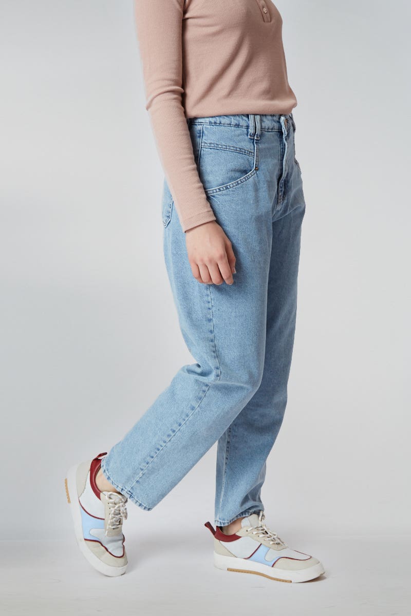 Jean Slouchy Stone Wash