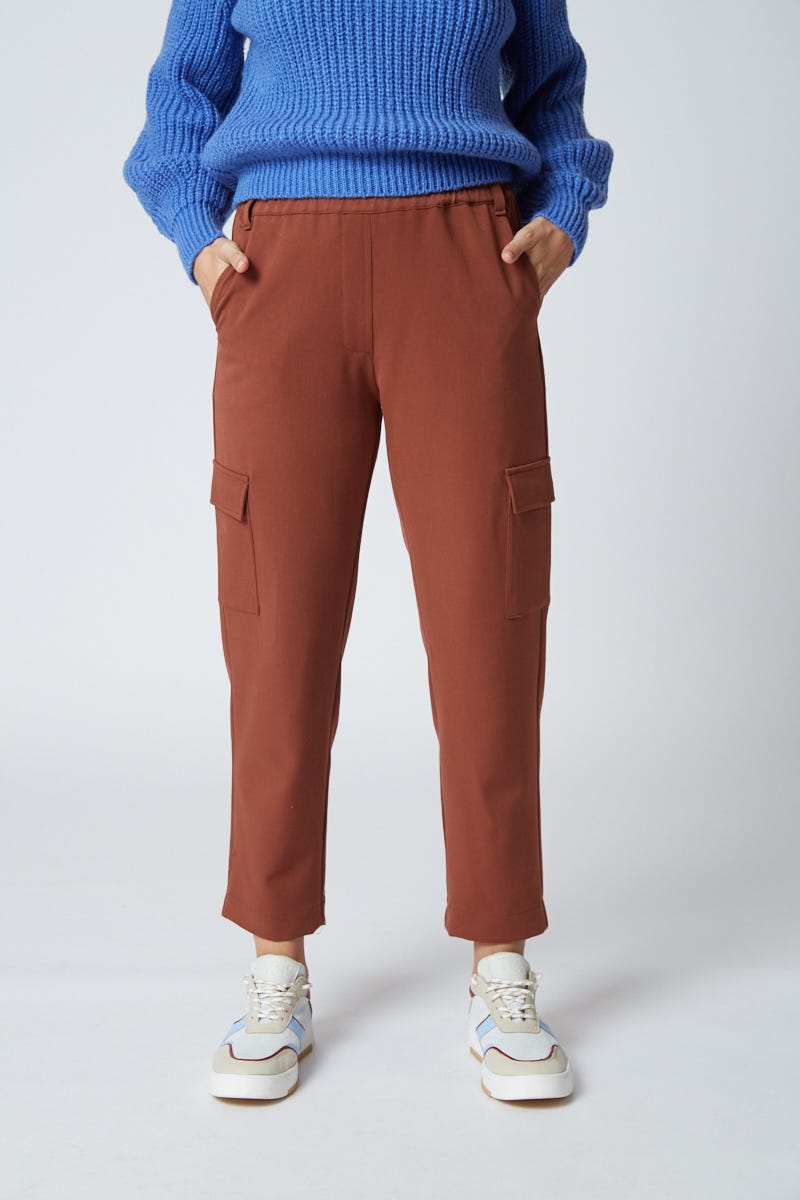 Pantalón Sastre Bolsillos Cargo