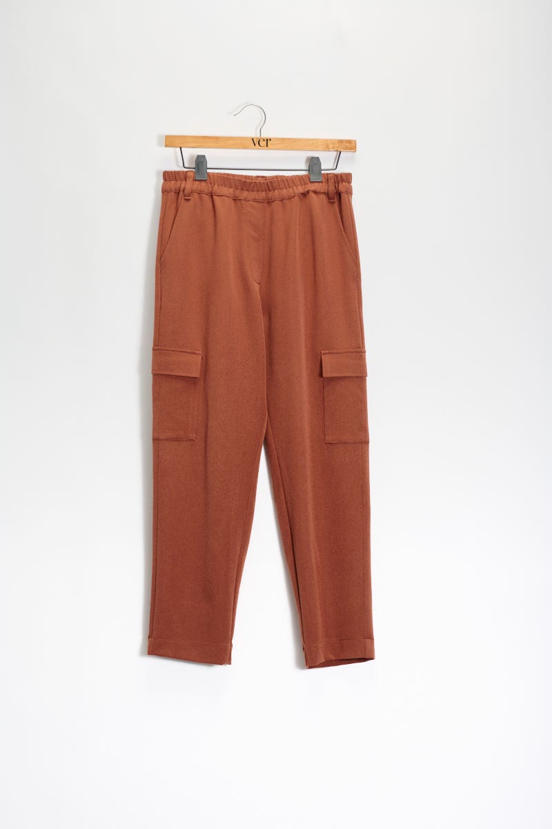 Pantalón Sastre Bolsillos Cargo