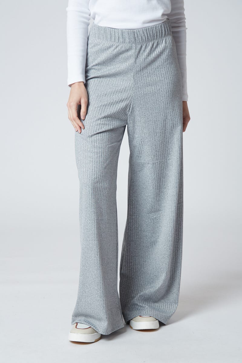 Pantalón Gris Morley Cintura Elastizada