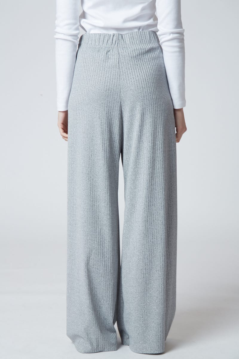 Pantalón Gris Morley Cintura Elastizada