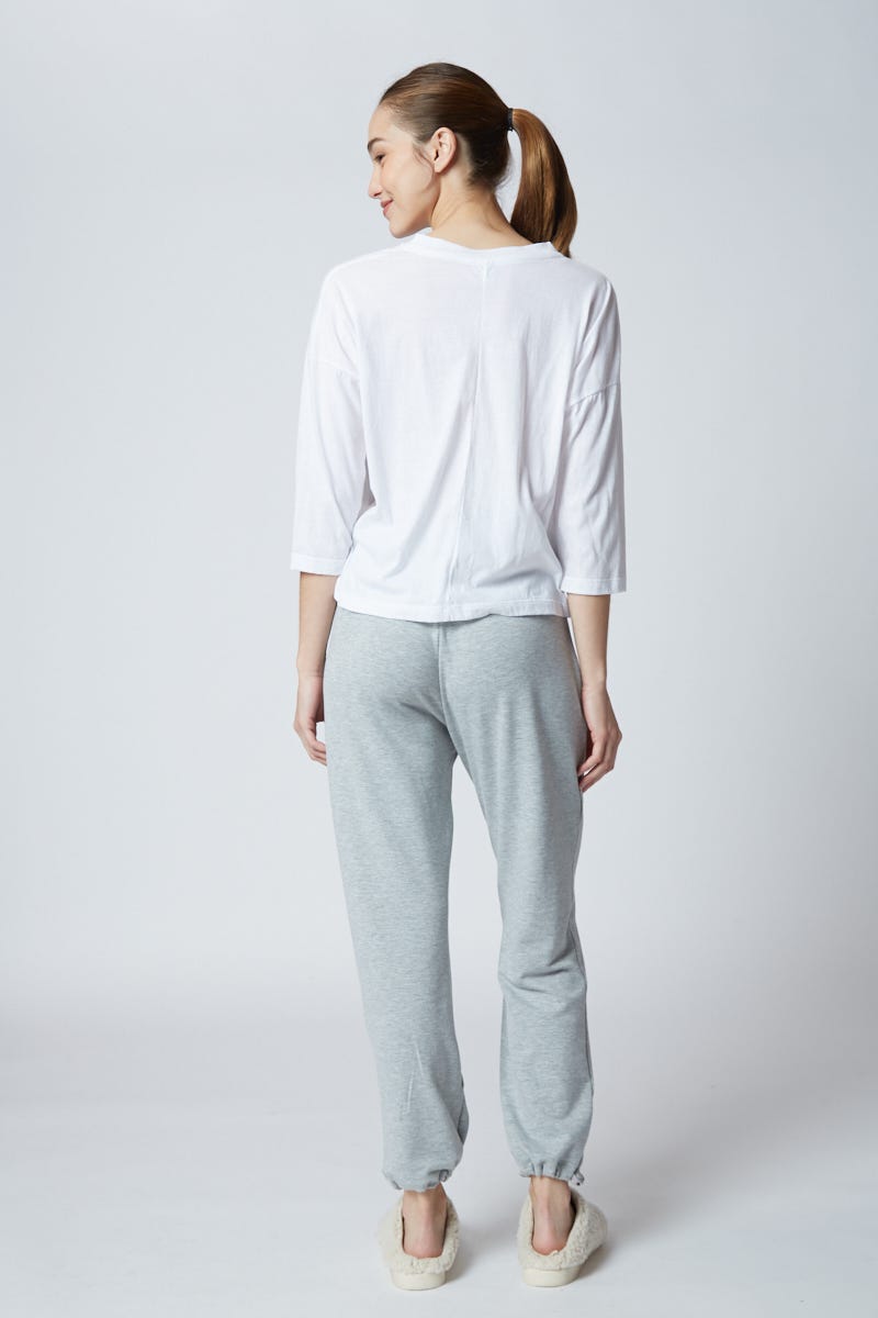 Pantalón Jogger Gris Tobillo Ajustable