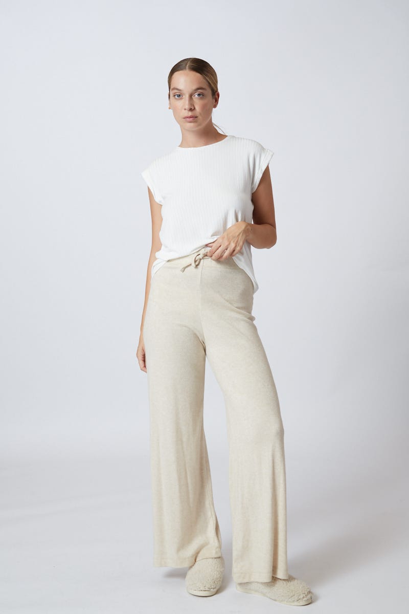 Pantalón Lanilla Soft Nacar línea Calma