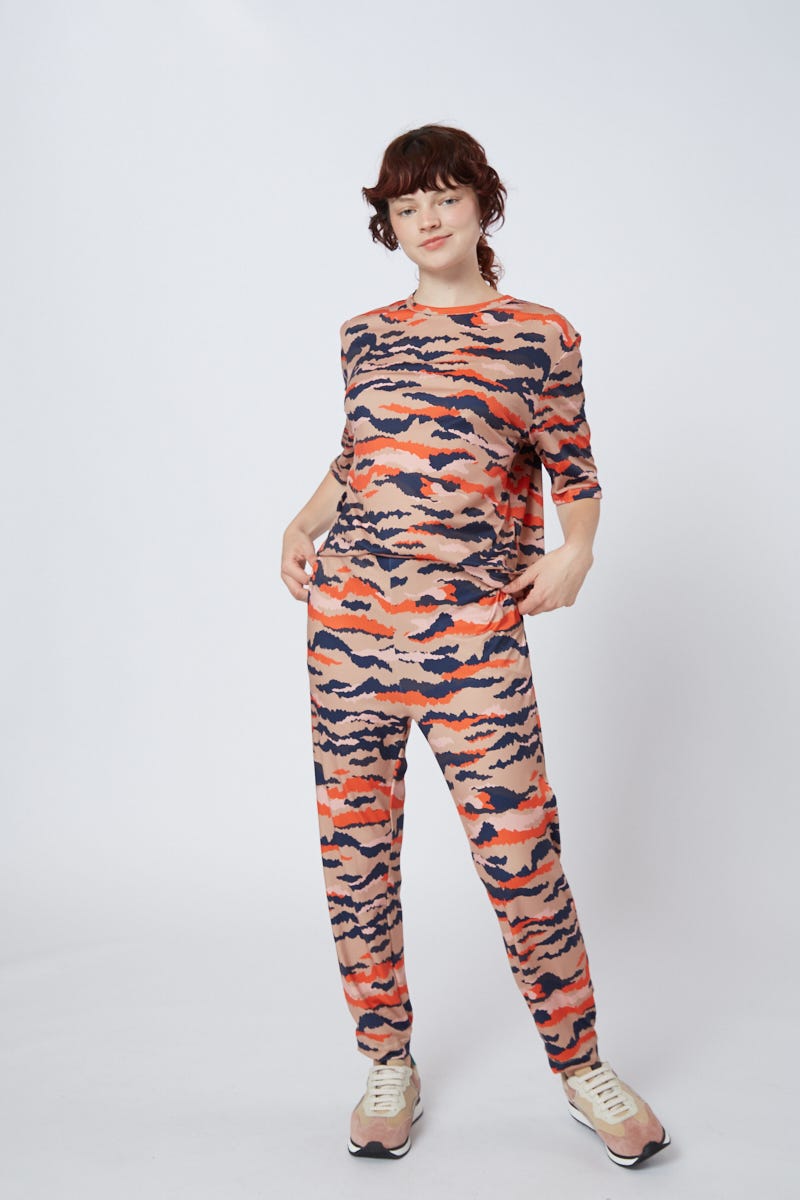Pantalón Combinado Camel 