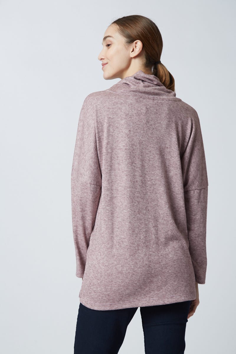 Polera Bordó Lanilla Soft