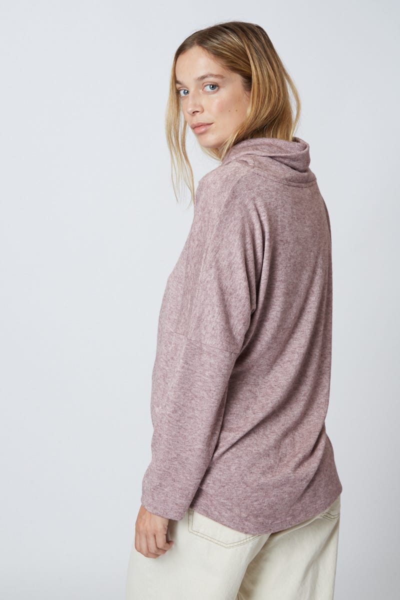 Polera Bordó Lanilla Soft