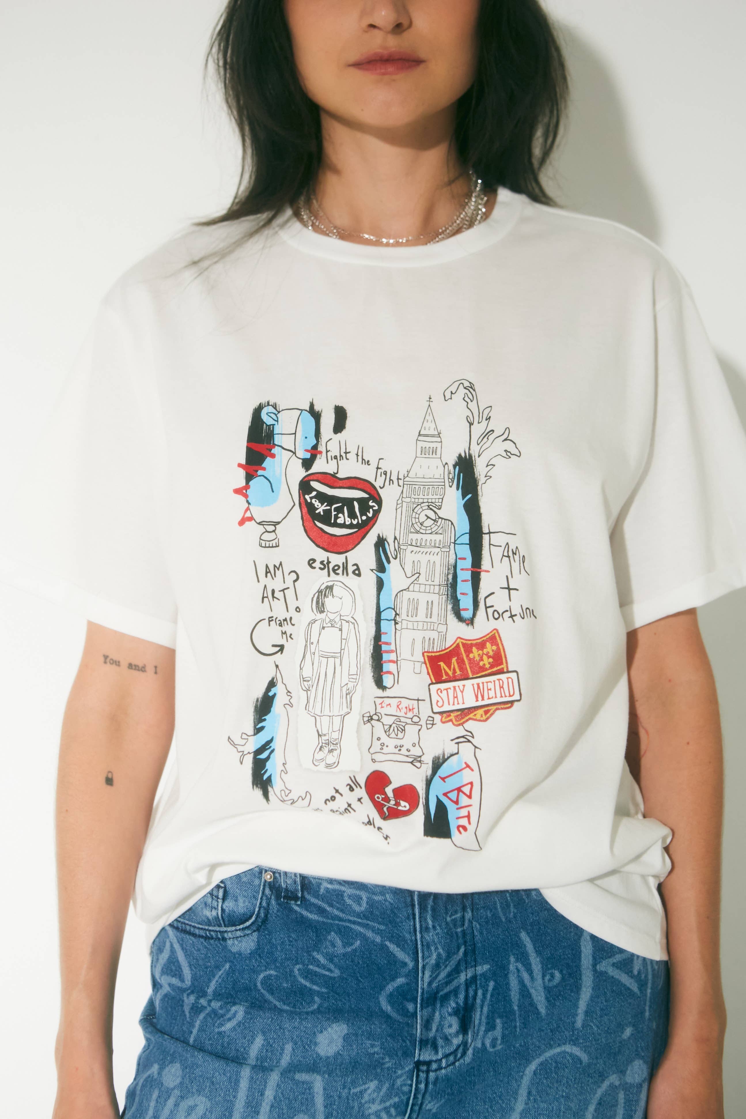 Remera Disney - Estampa Cruella Collage
