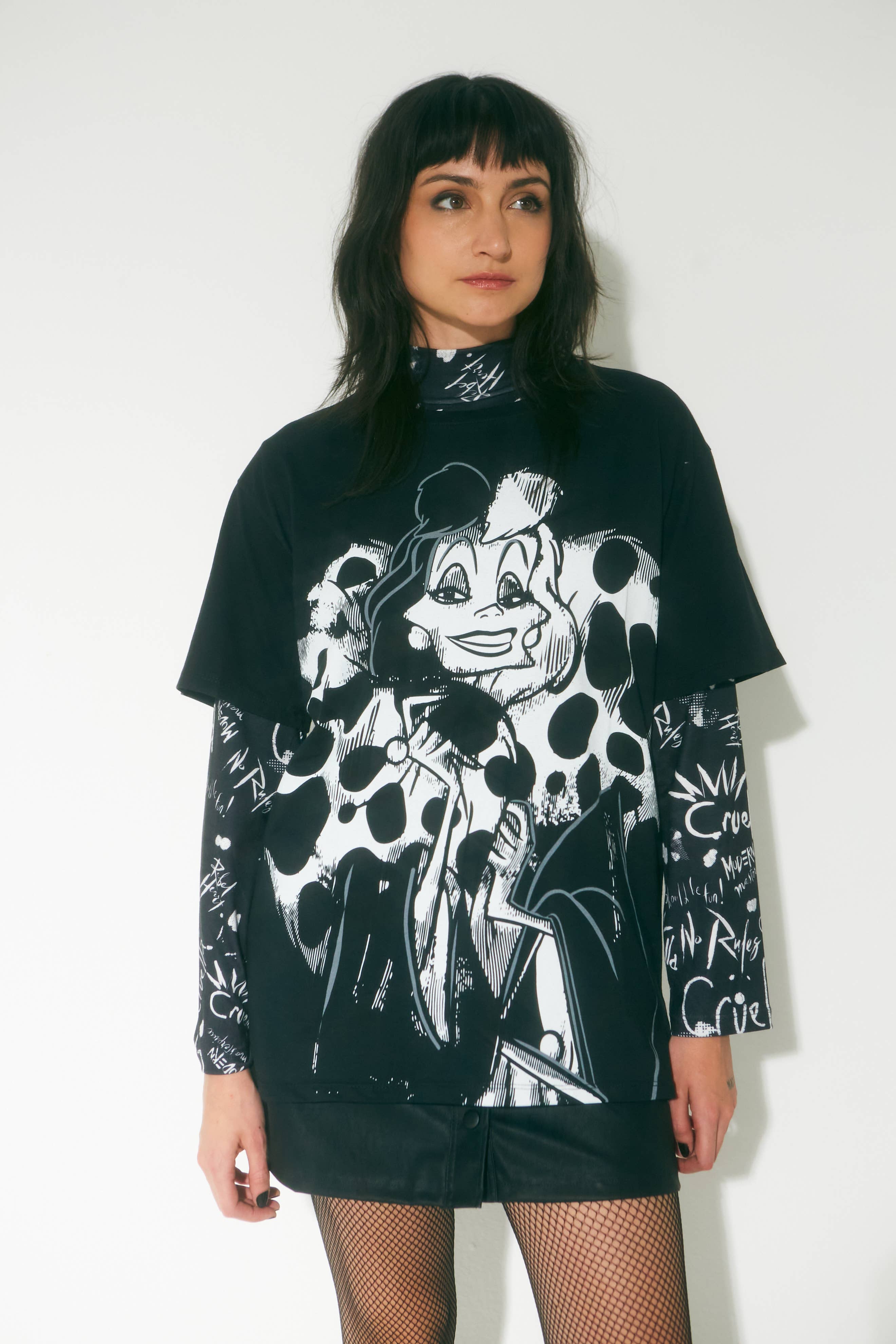 Remera Disney - Estampa  Cruella