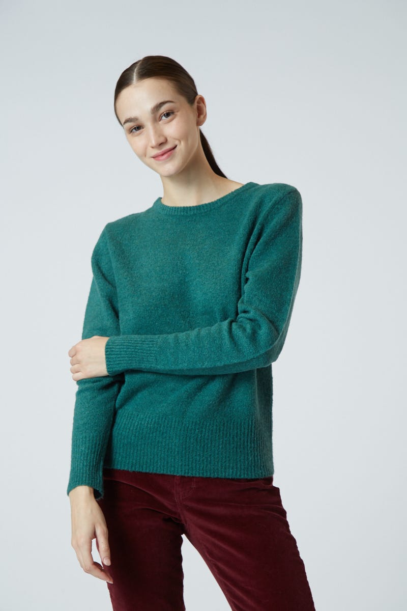 Sweater Punto Jersey Verde
