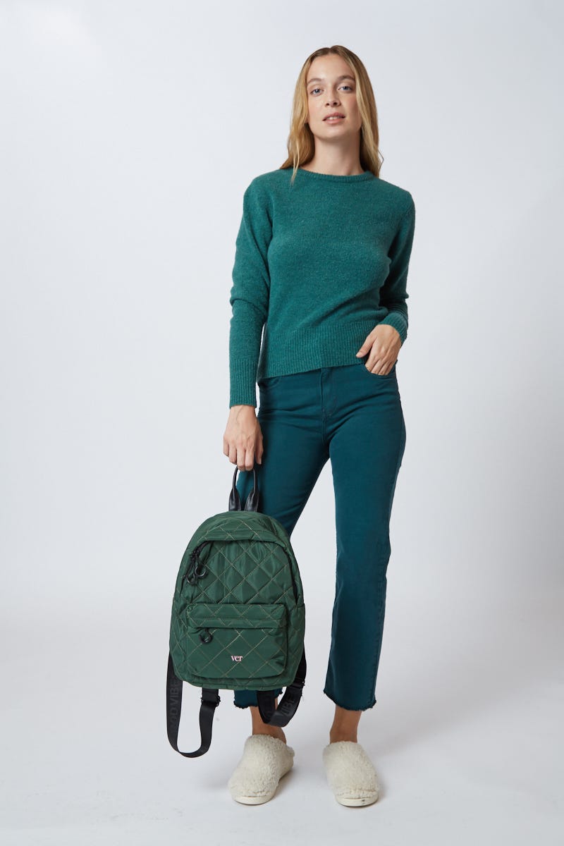 Sweater Punto Jersey Verde