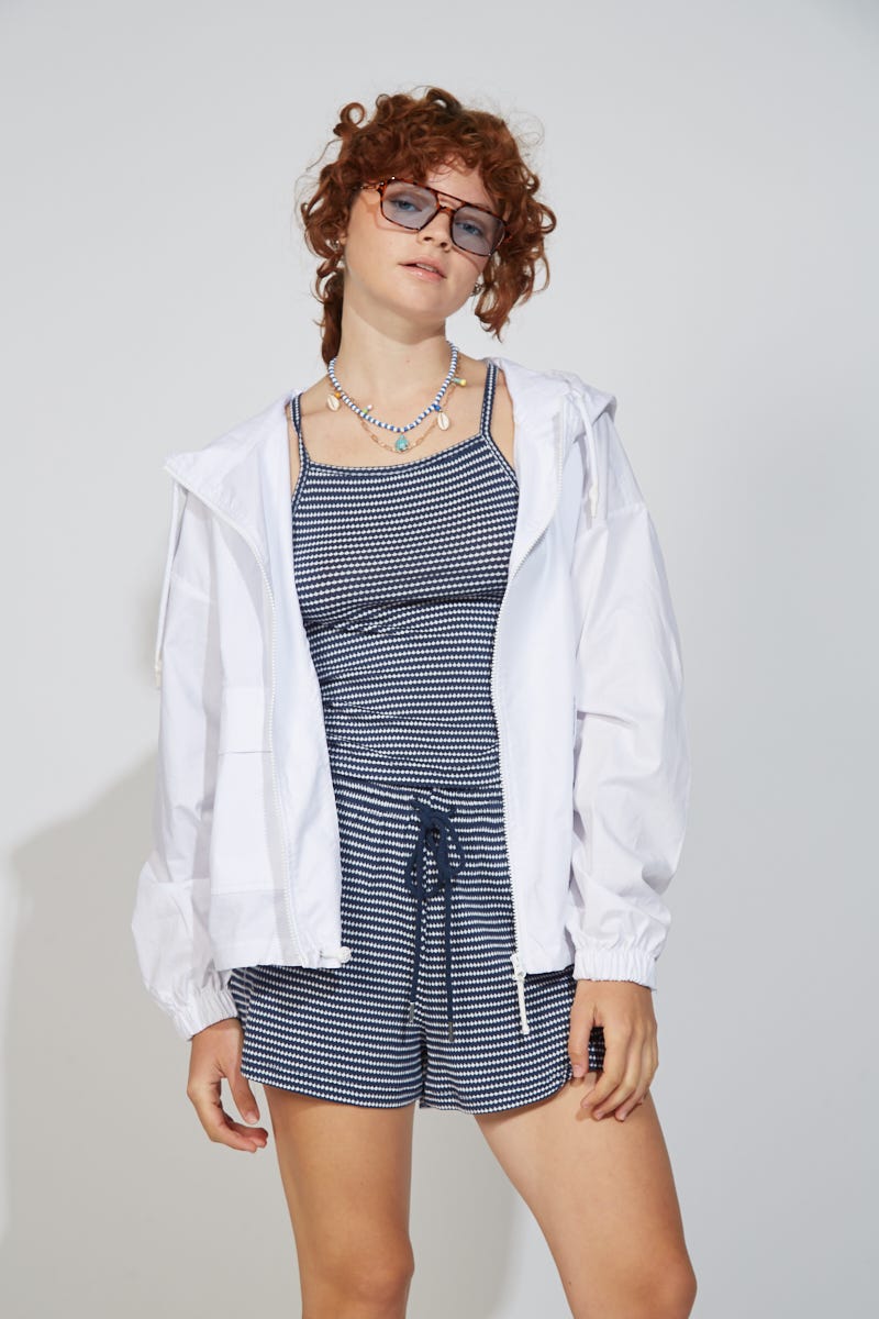 Campera Poplin Blanca
