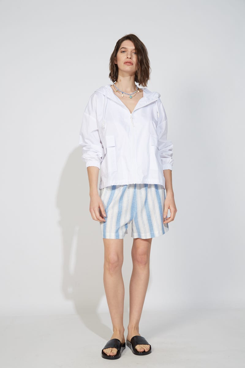 Campera Poplin Blanca