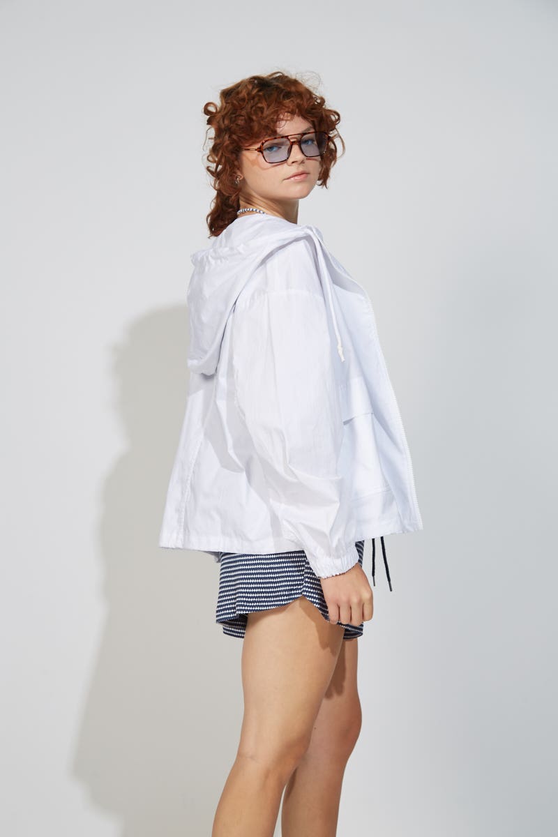 Campera Poplin Blanca