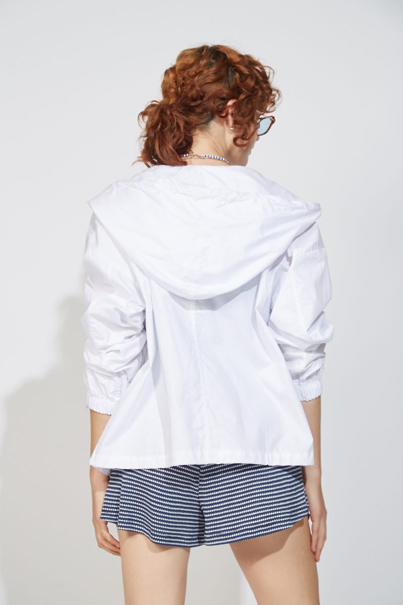 Campera Poplin Blanca