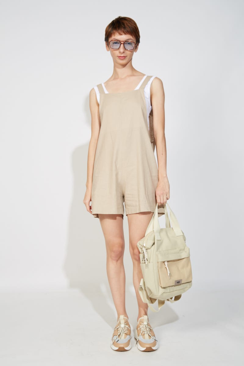 Monoprenda de Lino Beige