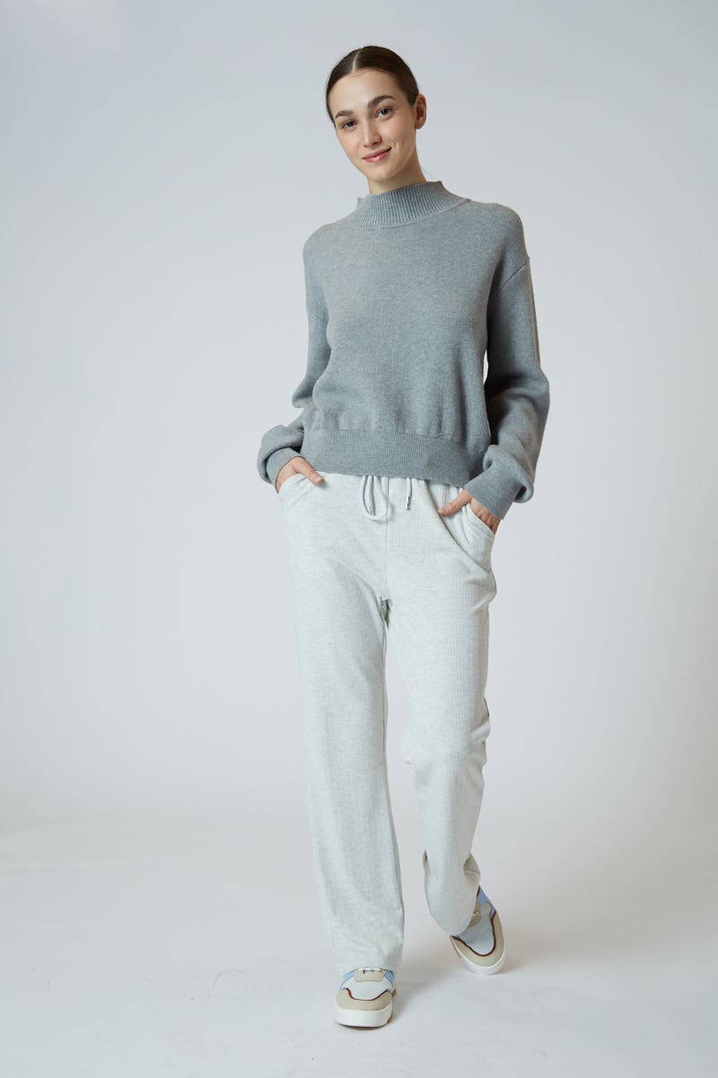 Pantalón Morley Gris Mel Claro