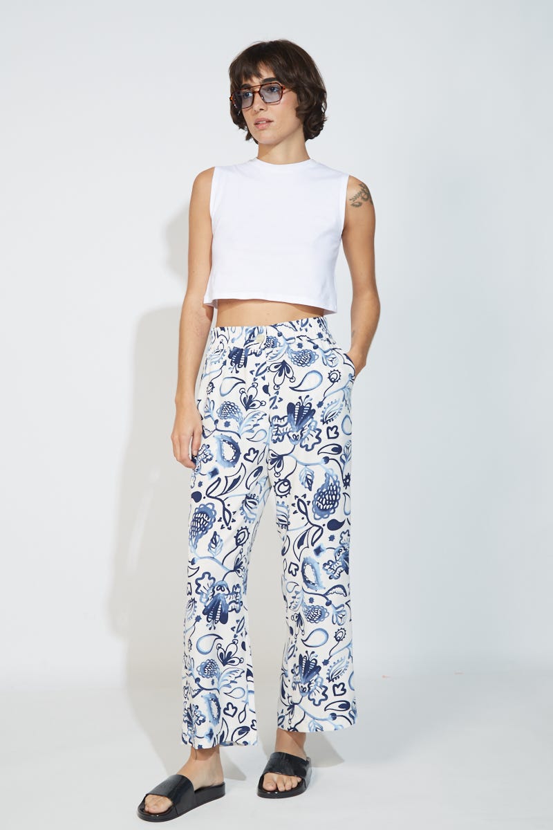 Pantalón Estampado  Búlgaros Acuarelados