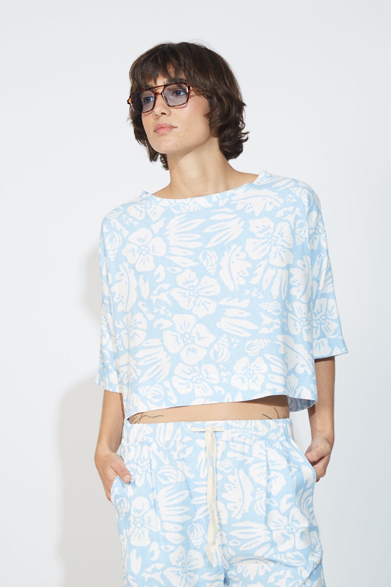 Remera Lino Estampada 