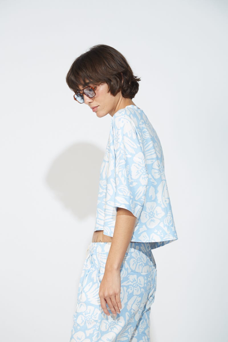 Remera Lino Estampada 