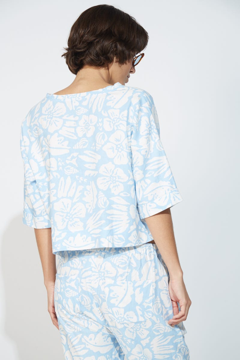 Remera Lino Estampada 