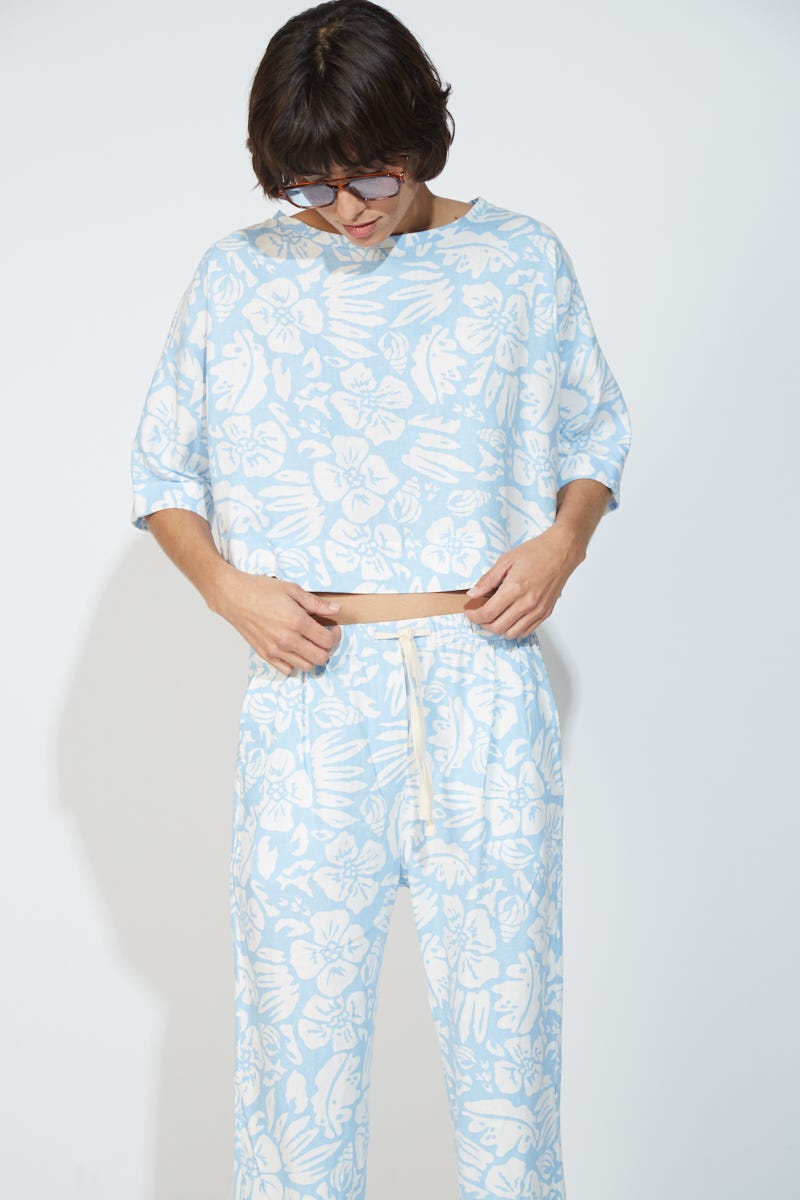 Remera Lino Estampada 