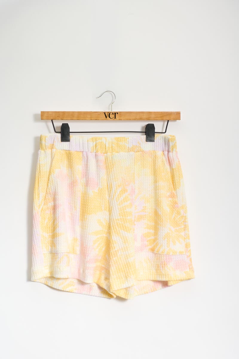 Short Waffle Estampa Batik