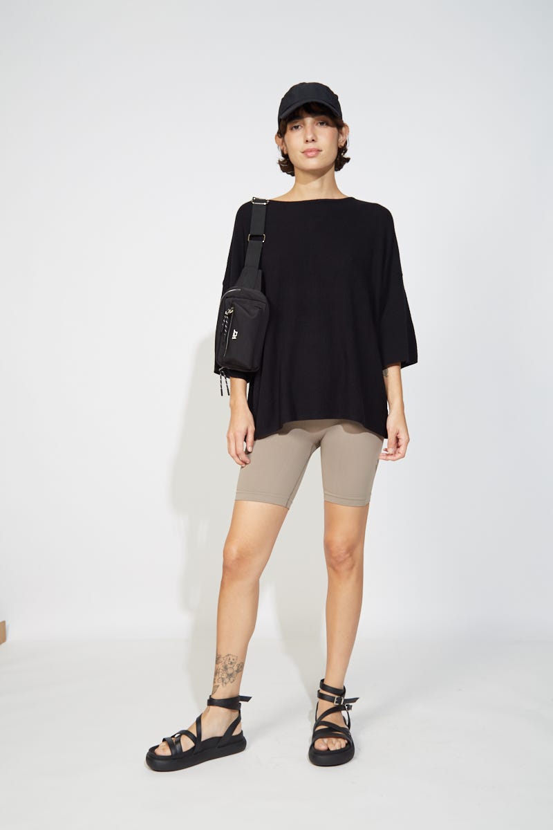 Sweater Mangas 3/4 Negro