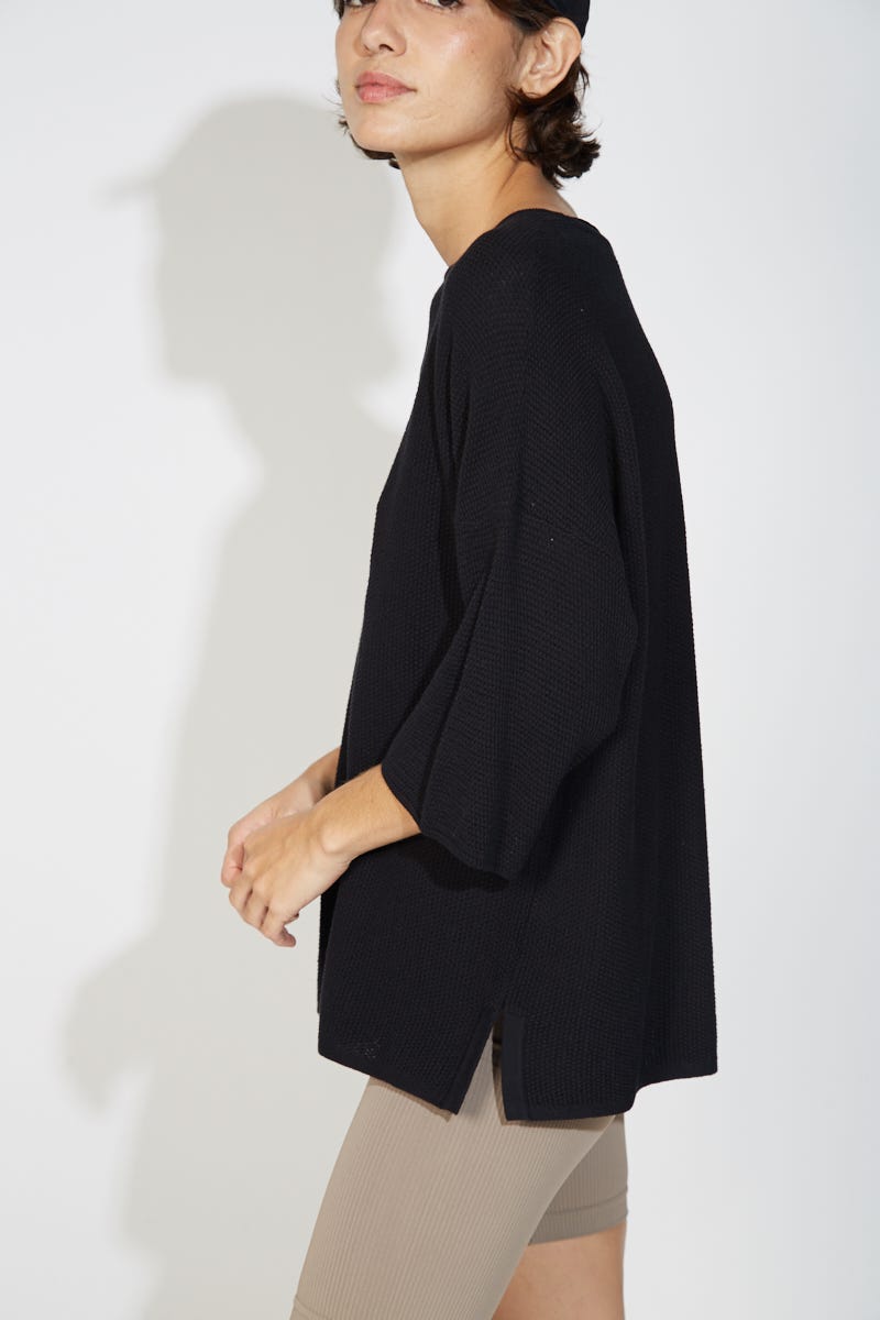 Sweater Mangas 3/4 Negro