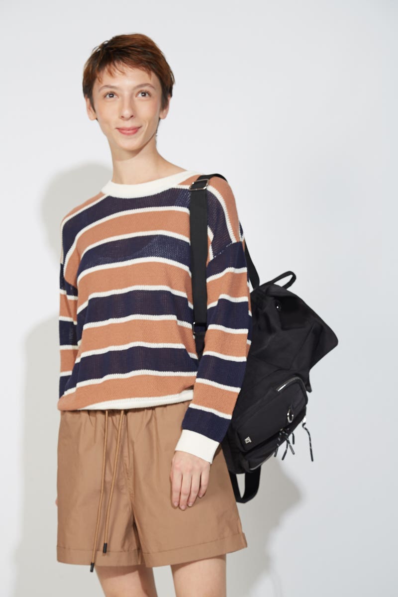 Sweater Rayado Calado