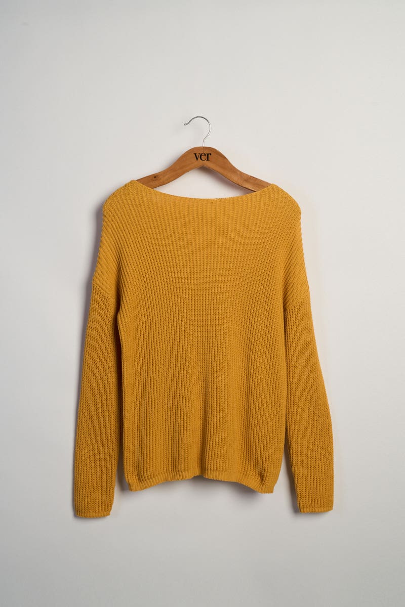 Sweater Oversized Amarillo