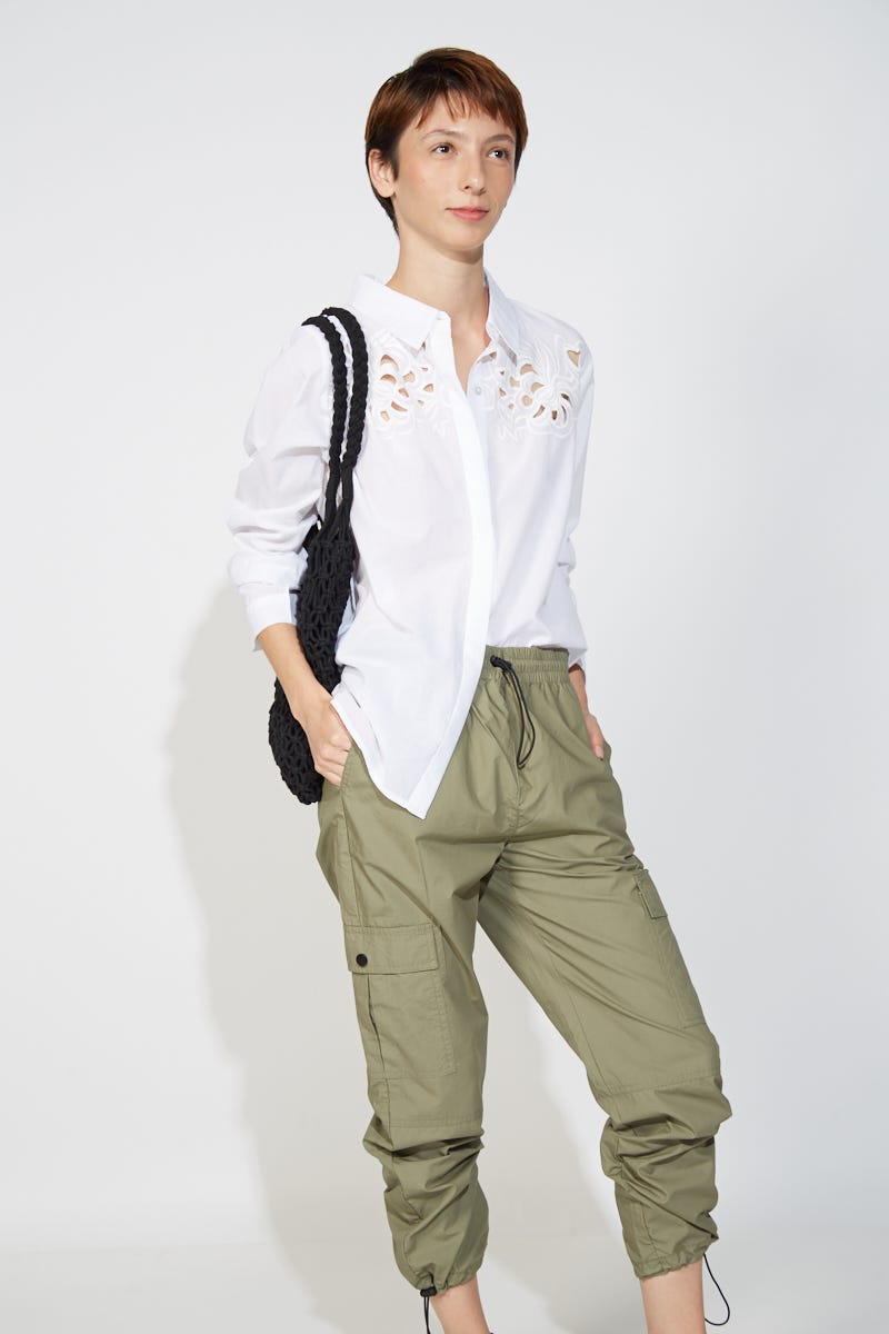Camisa Bordada Blanca