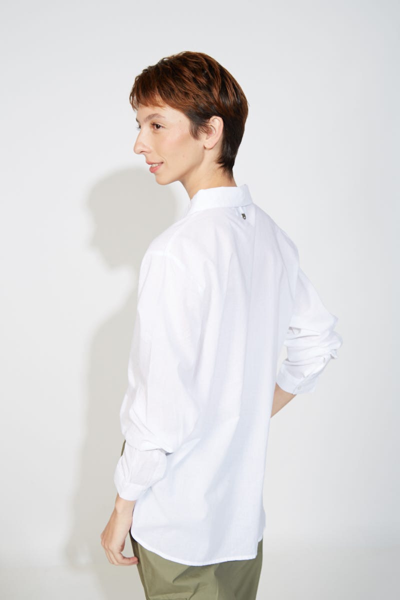 Camisa Bordada Blanca
