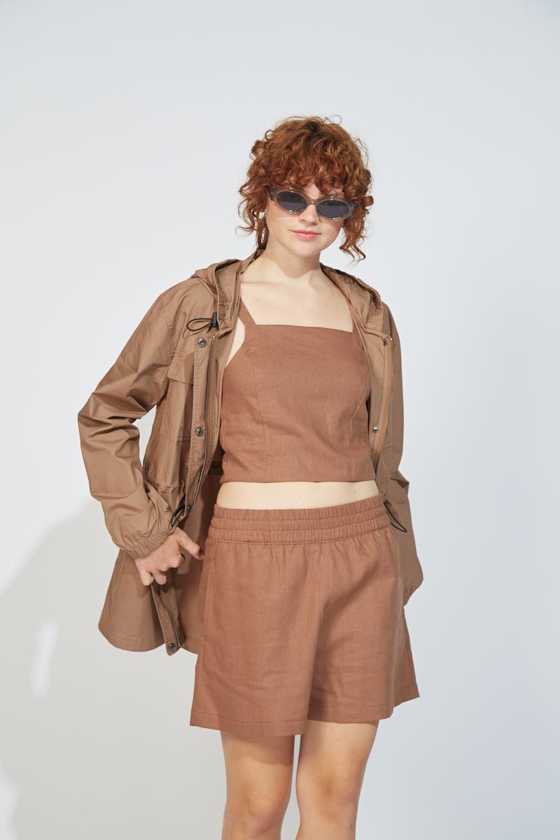 Campera Papertouch Camel