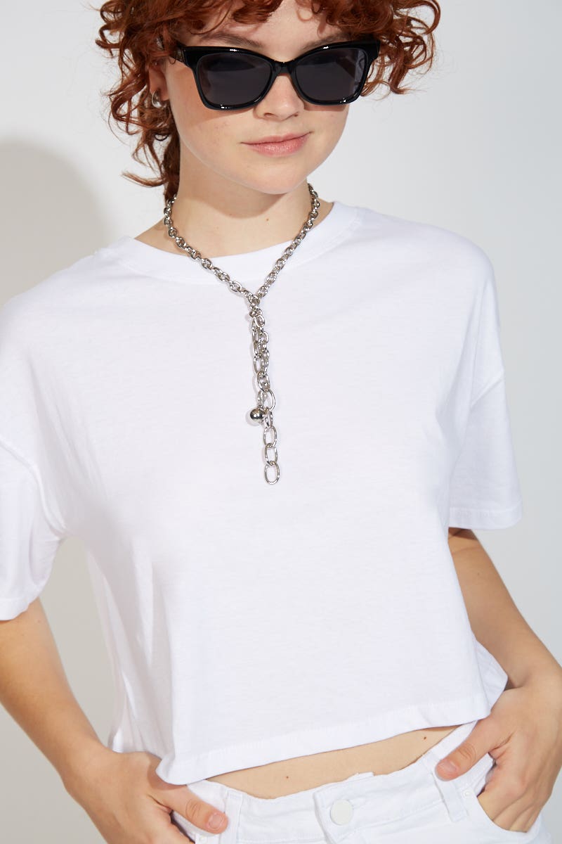Collar Largo con Dije Esfera