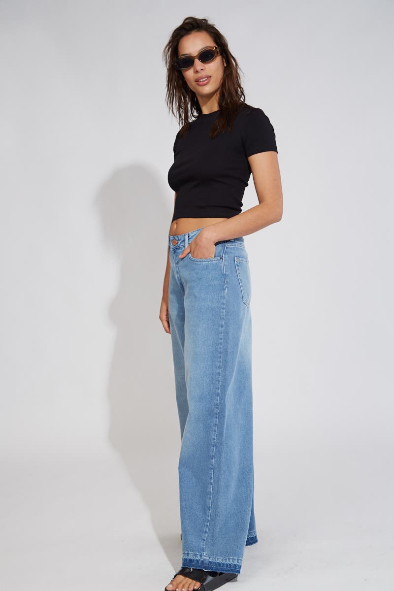 Jean Wide Leg Índigo
